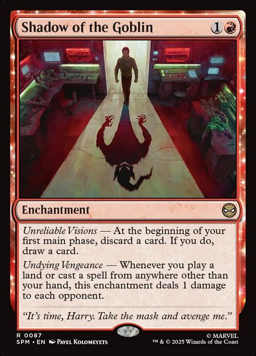 Shadow of the Goblin Card Front