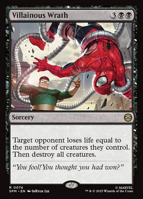 Villainous Wrath Card Front
