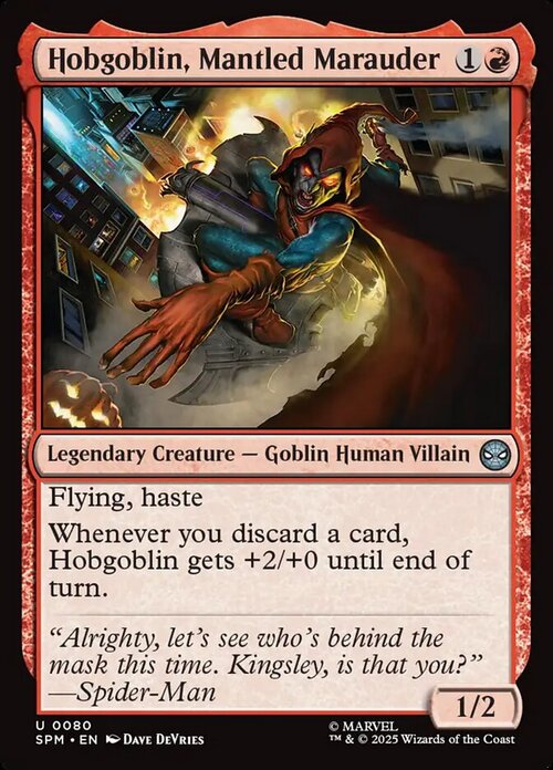 Hobgoblin, Mantled Marauder Card Front