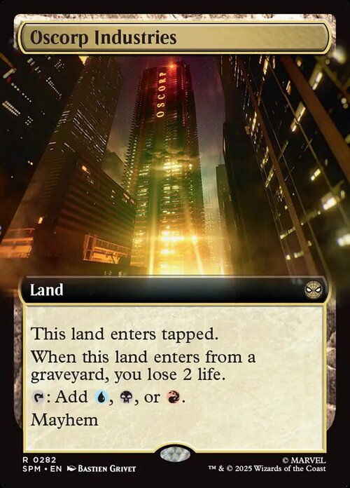 Oscorp Industries Card Front