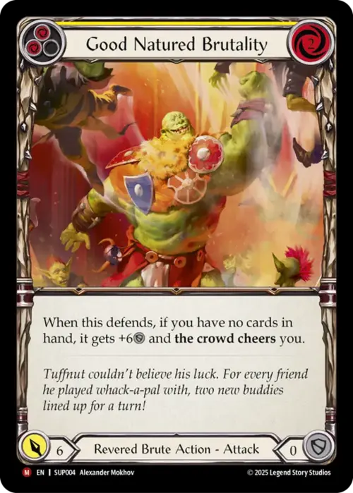 Good Natured Brutality Card Front