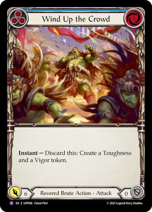 Wind Up the Crowd Card Front