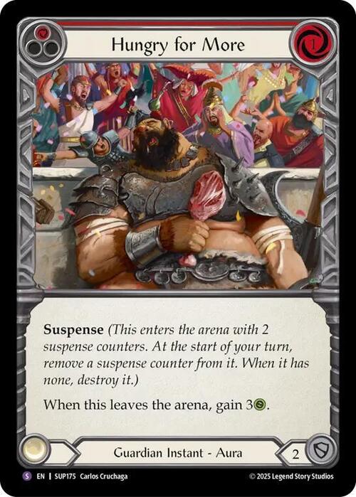 Hungry for More Card Front
