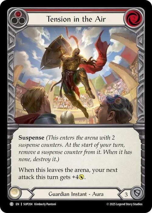 Tension in the Air - Red Card Front