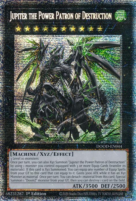 Jupiter the Power Patron of Destruction Card Front