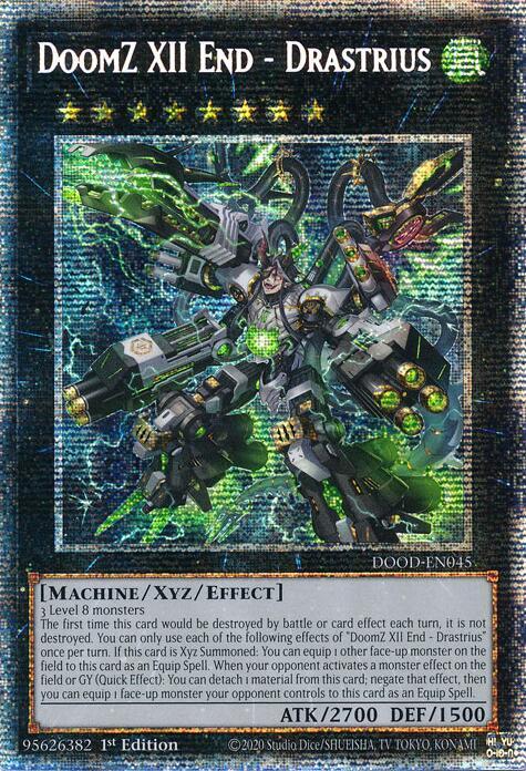 DoomZ XII End - Drastrius Card Front