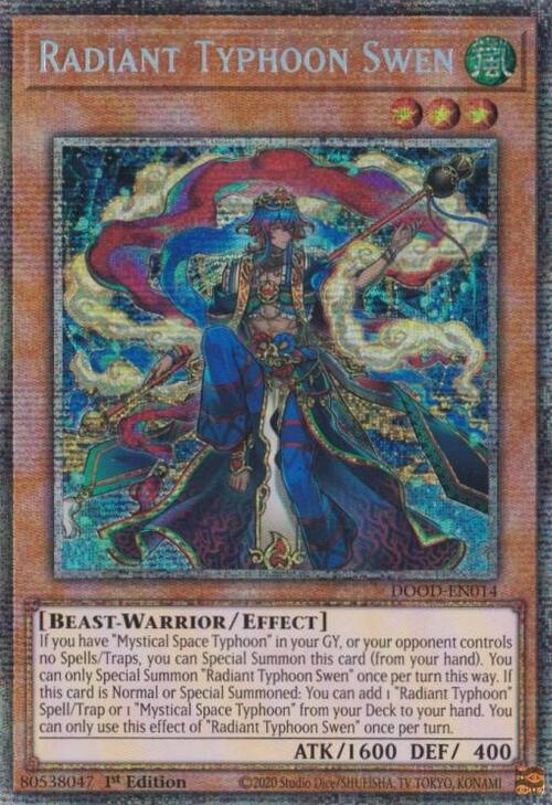 Radiant Typhoon Swen Card Front