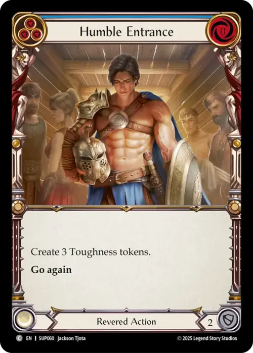 Humble Entrance Card Front