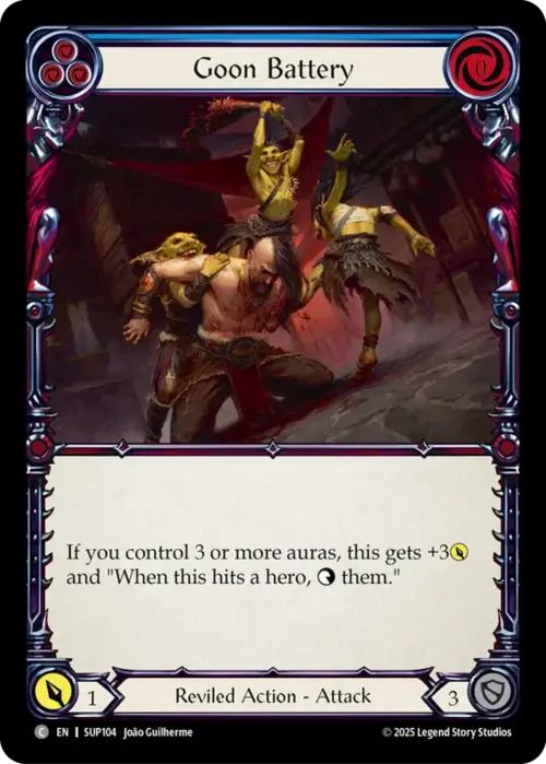 Goon Battery Card Front