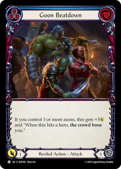 Goon Beatdown Card Front