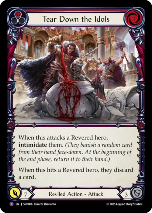 Tear Down the Idols Card Front