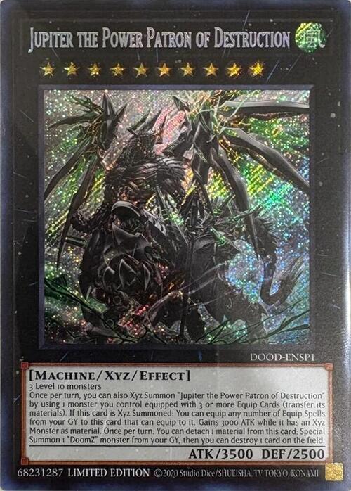 Jupiter the Power Patron of Destruction Card Front