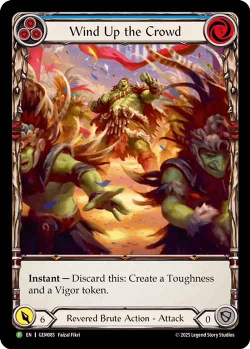 Wind Up the Crowd Card Front