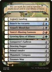 Double-Faced Card Proxy Checklist
