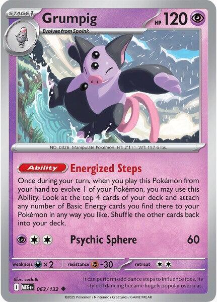 Grumpig Card Front