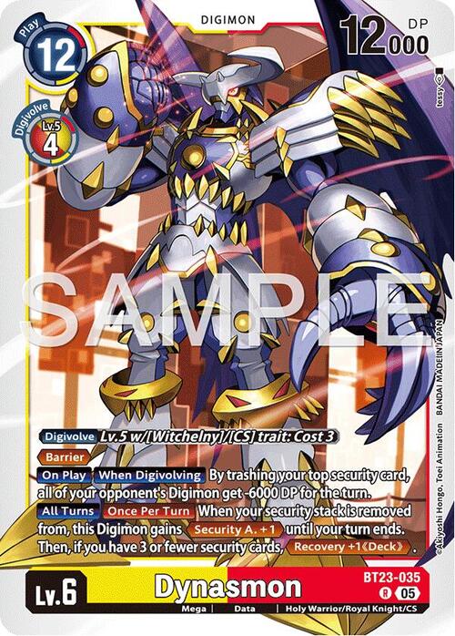 Dynasmon Card Front