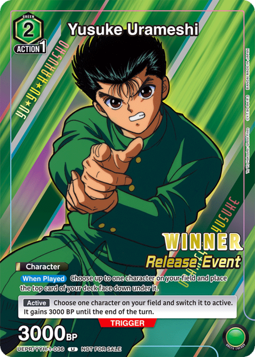 Yusuke Urameshi Card Front