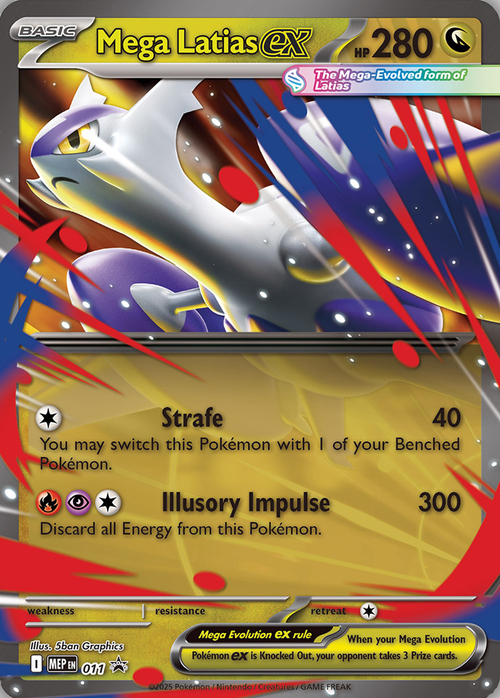 Mega Latias ex Card Front