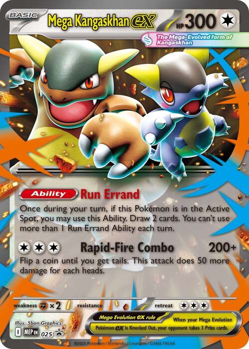 Mega Kangaskhan ex Card Front