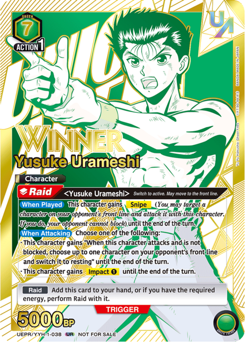 Yusuke Urameshi Card Front