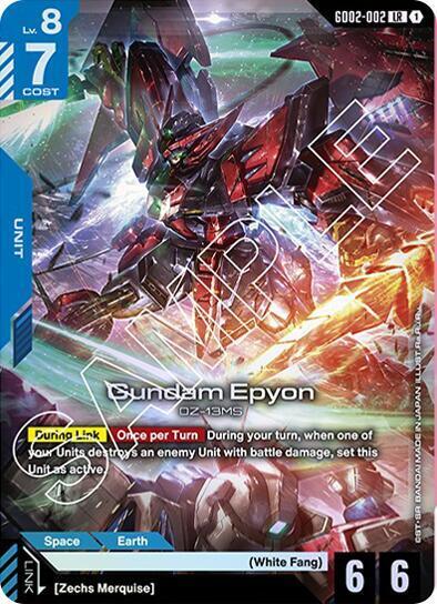 Gundam Epyon Card Front