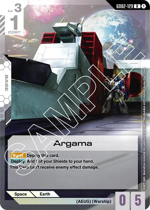 Argama Card Front