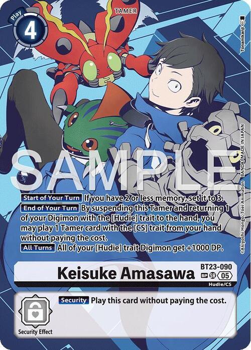 Keisuke Amasawa Card Front