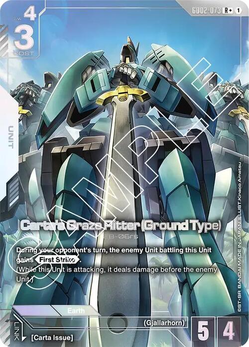 Carta's Graze Ritter (Ground Type) Card Front