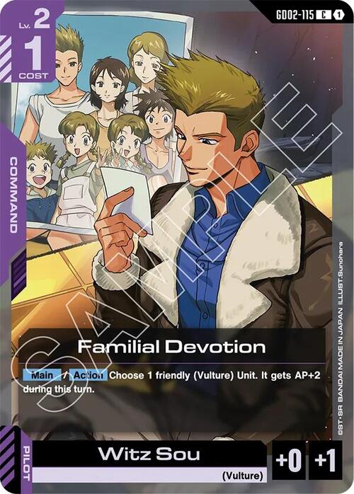 Familial Devotion Card Front