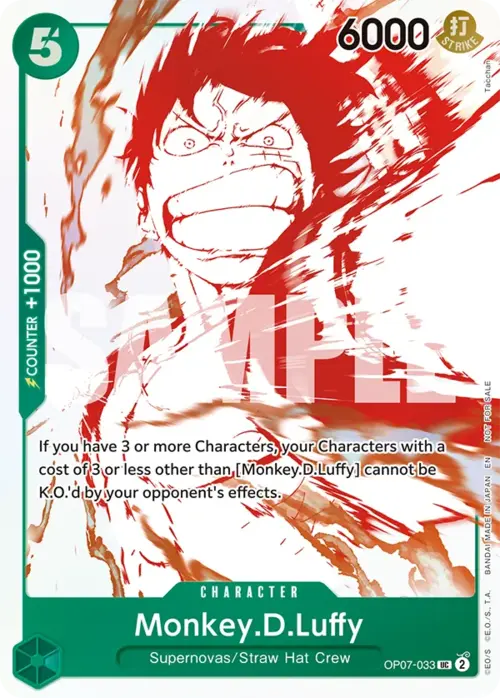 Monkey.D.Luffy Card Front