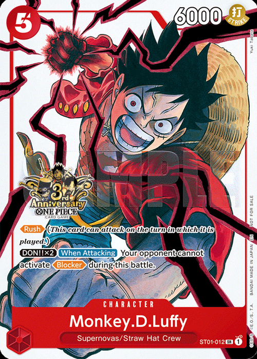 Monkey.D.Luffy Card Front