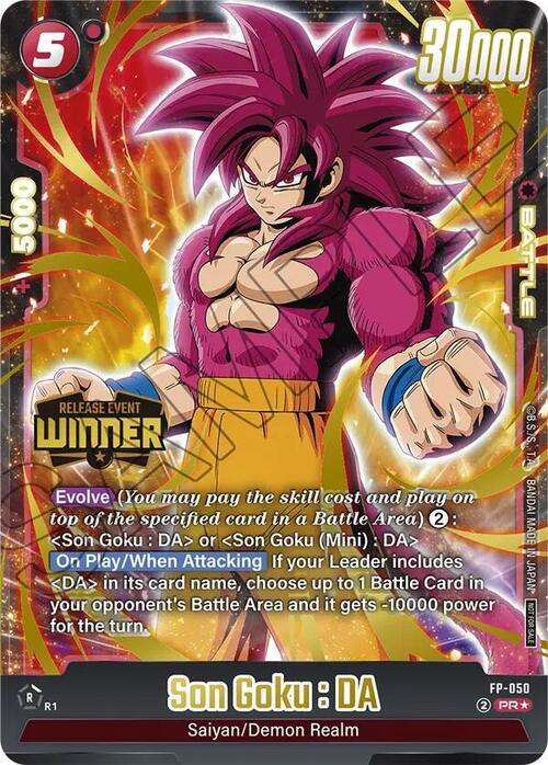 Son Goku : DA Card Front