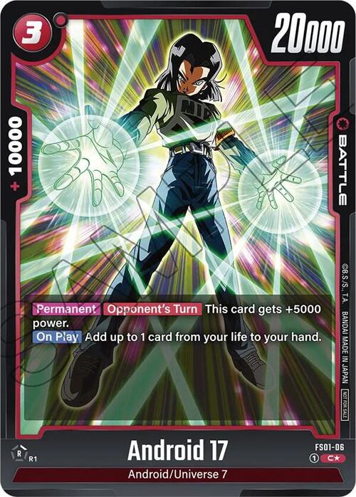 Android 17 Card Front