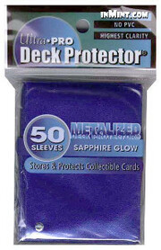 50 Fundas Metalized Sapphire Glow