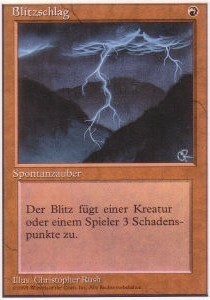 Lightning Bolt Card Front