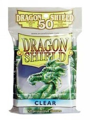 50 Dragon Shield Sleeves - Clear
