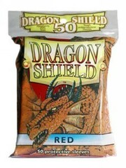 50 Dragon Shield Sleeves - Red
