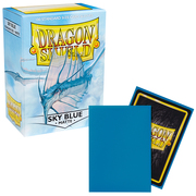 100 Dragon Shield Sleeves - Matte Sky Blue