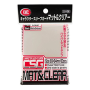 60 KMC Mat & Clear Character Sleeve Covers
