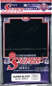 KMC Full Sized Sleeves - Super Black