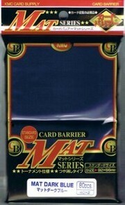 KMC Full Sized Sleeves - Matte Dark Blue