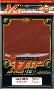 KMC Full Sized Sleeves - Matte Red
