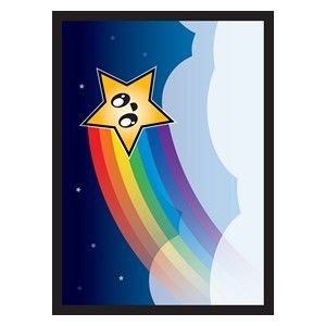 50 Fundas Rainbow Star