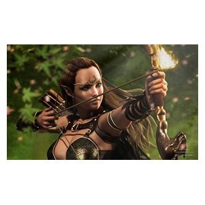 GnD Cards: Tapete Elf Warrior
