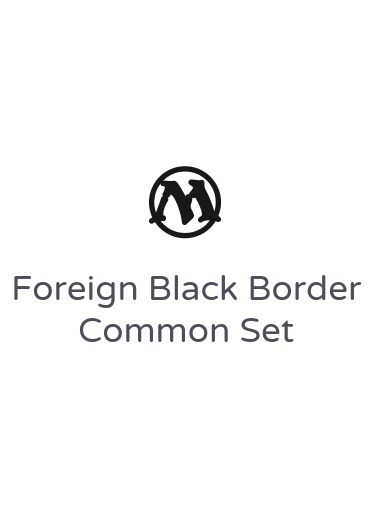 Foreign Black Border Common Set