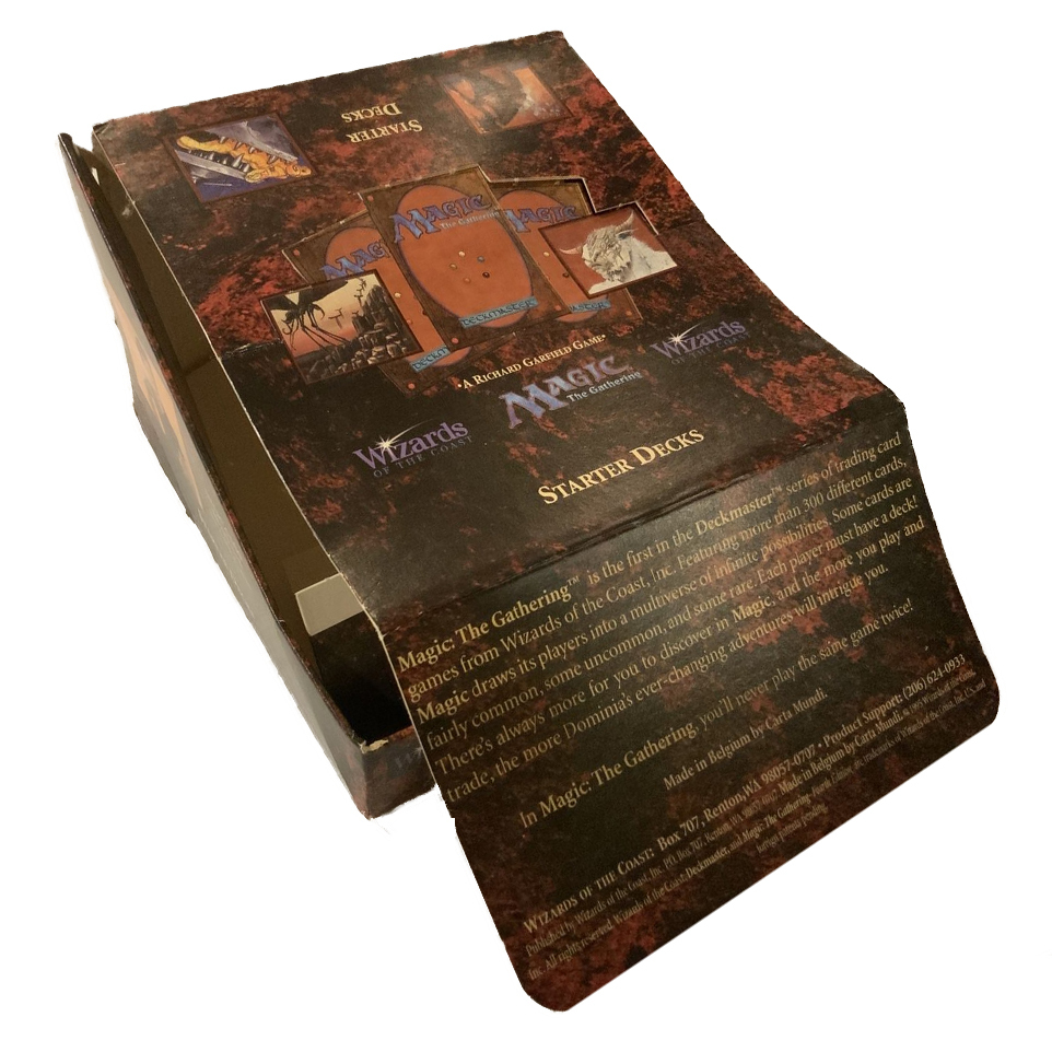 Fourth Edition Black Bordered Empty Starter Deck Box