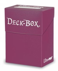 Ultra-Pro Deck Box Solid Blackberry