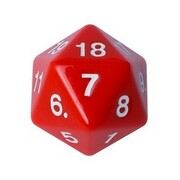 Dado D20 Blackfire Countdown