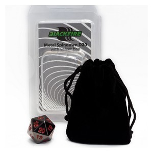 Dado D20 Blackfire Spindown