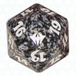 Dado D20 de Dark Ascension negro